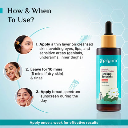 25% AHA, 2% BHA, 5% PHA Peeling Solution
